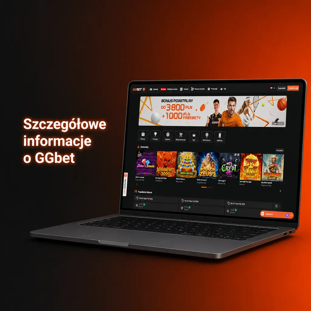 GGbet – platforma zakładów sportowych i kasyna online z aplikacją mobilną dla graczy z Polski